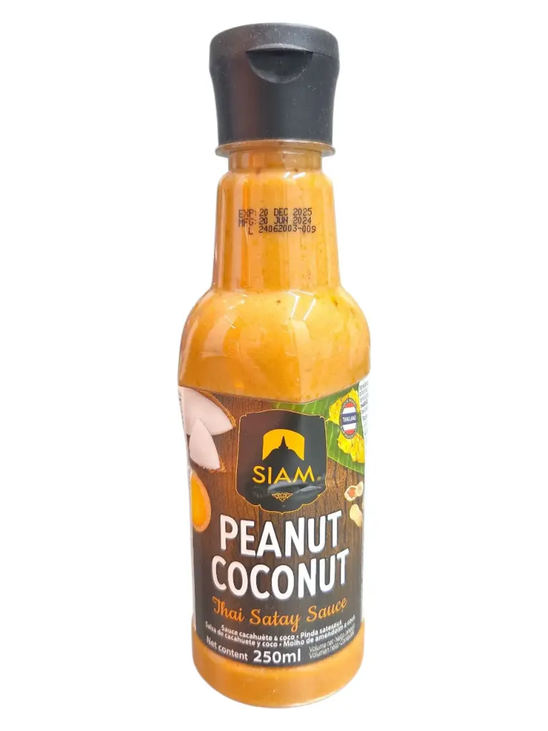 Salsa de cacahuete y coco 250g