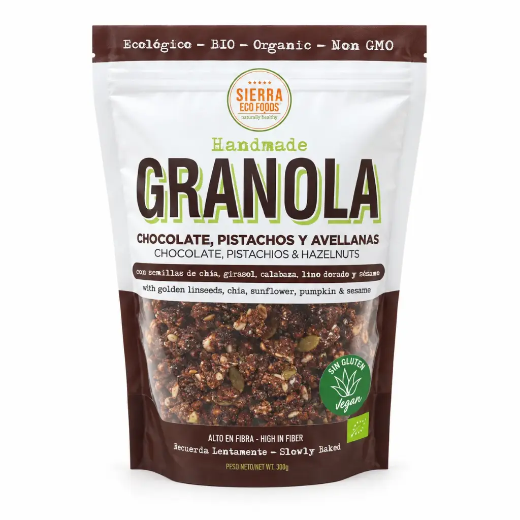 Granola Choco-pistacho-avellana Bio