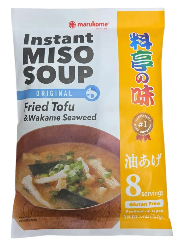 Sopa miso insta Tofu frito Marukome 152g
