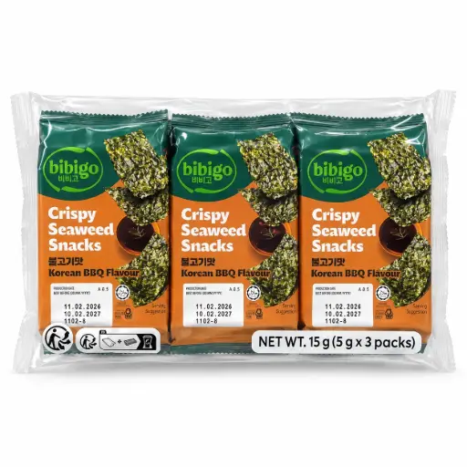 [1002058] Snack de Alga Crujiente Bibigo 15 g