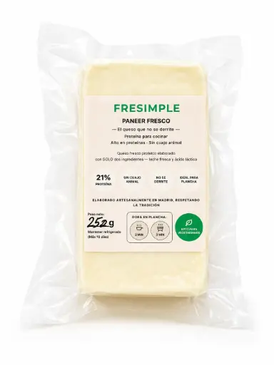 [1002761] Queso Paneer fresco Fresimple 250 gr