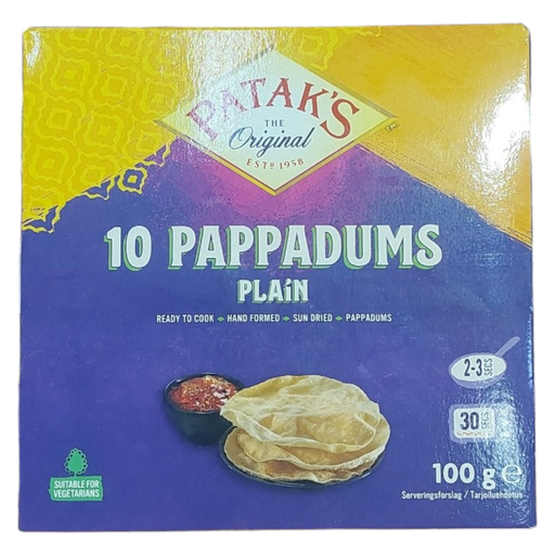 [1008006] PAPPADUMS PATAK´S 100gr