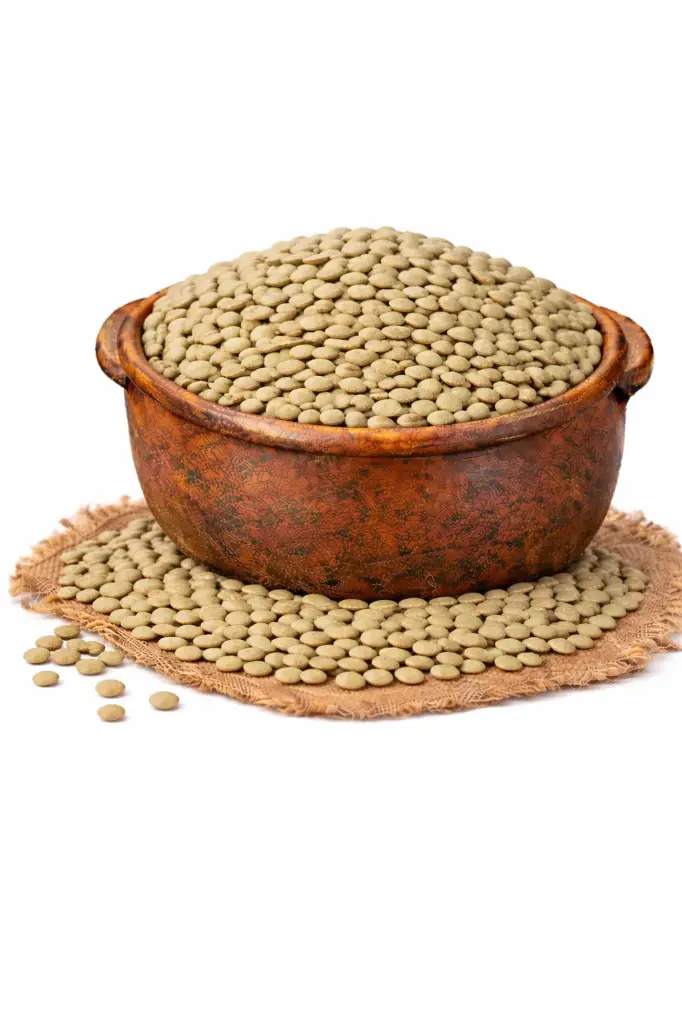 Legumbre lenteja verdina