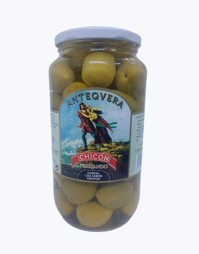 Aceitunas gordal sabor anchoa Chicon 500g