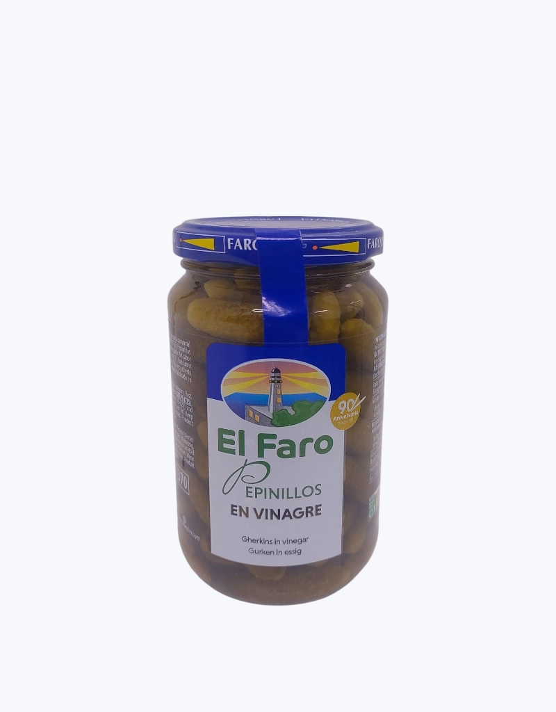 Pepinillos en vinagre El Faro 350g