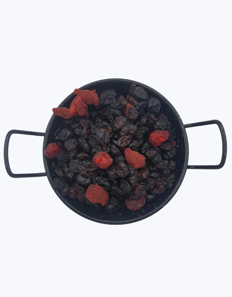 Fruta del bosque deshidratada