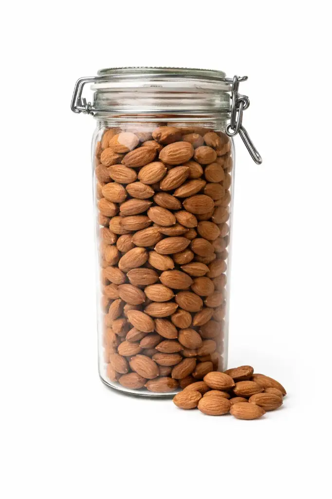 Almendra tostada con piel