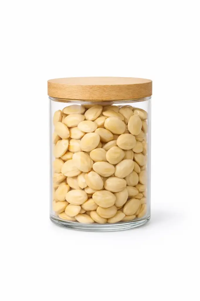 Almendra cruda repelada