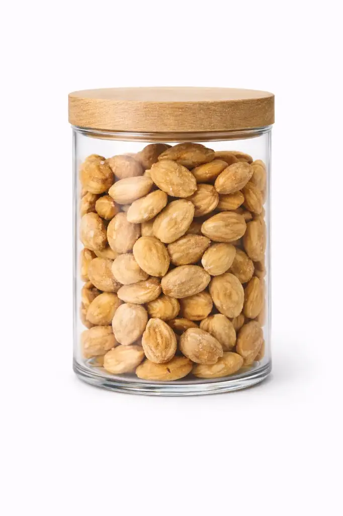 Almendra frita con sal