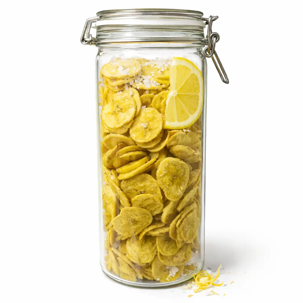 Platano macho frito limon