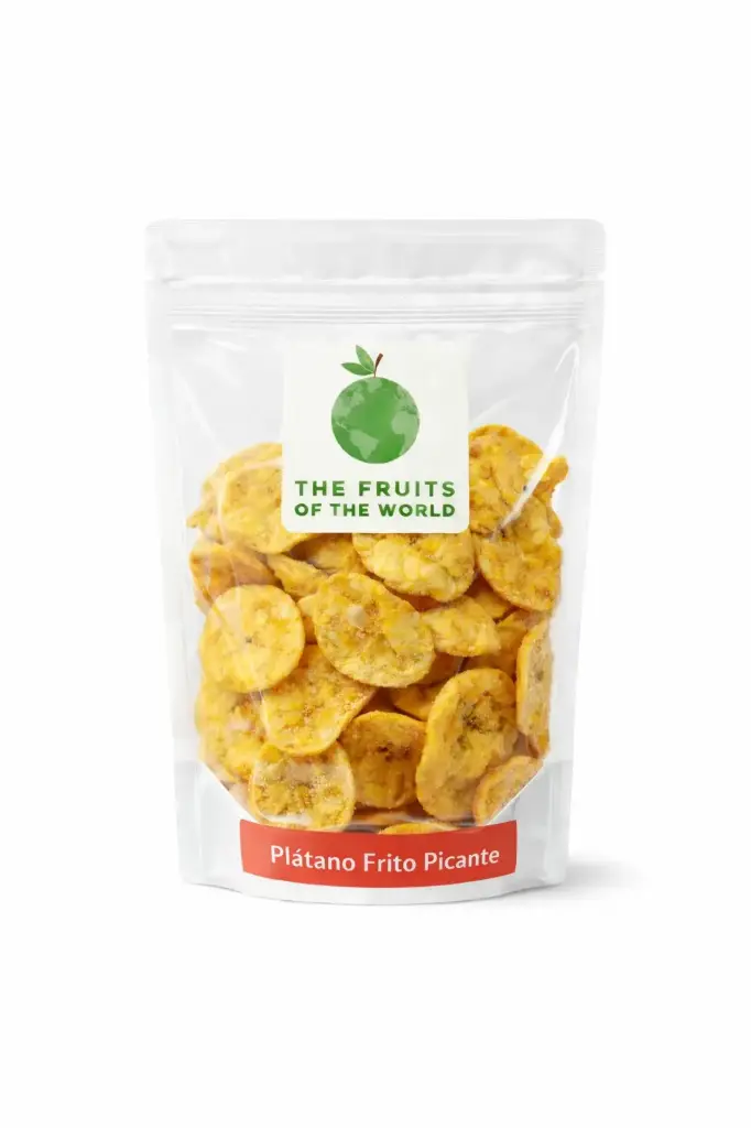 Platano macho frito picante