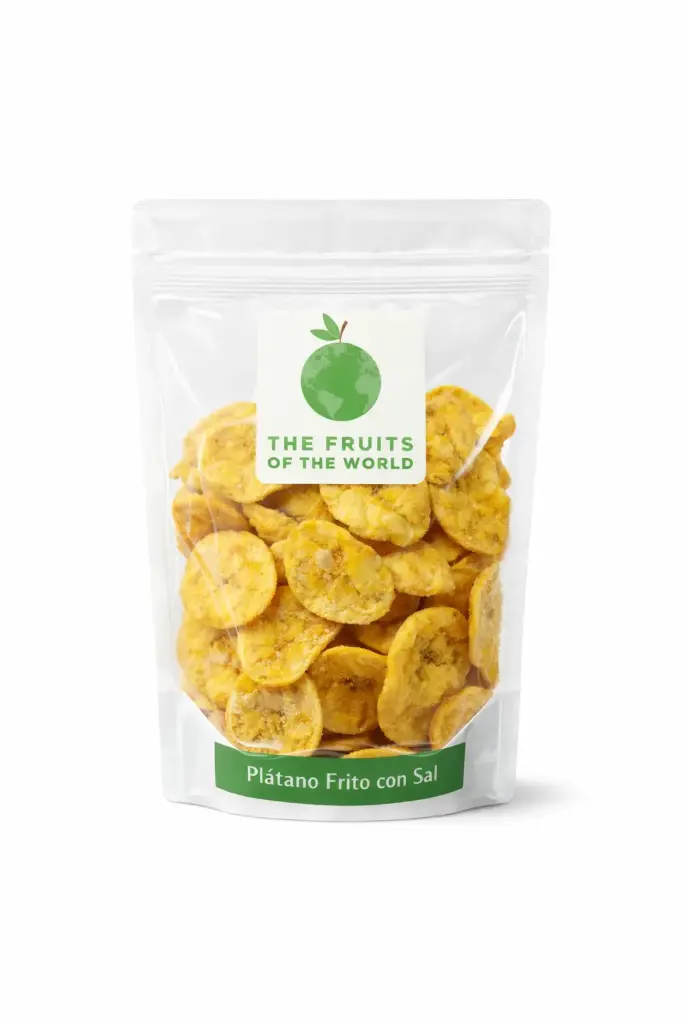 Platano macho frito sal