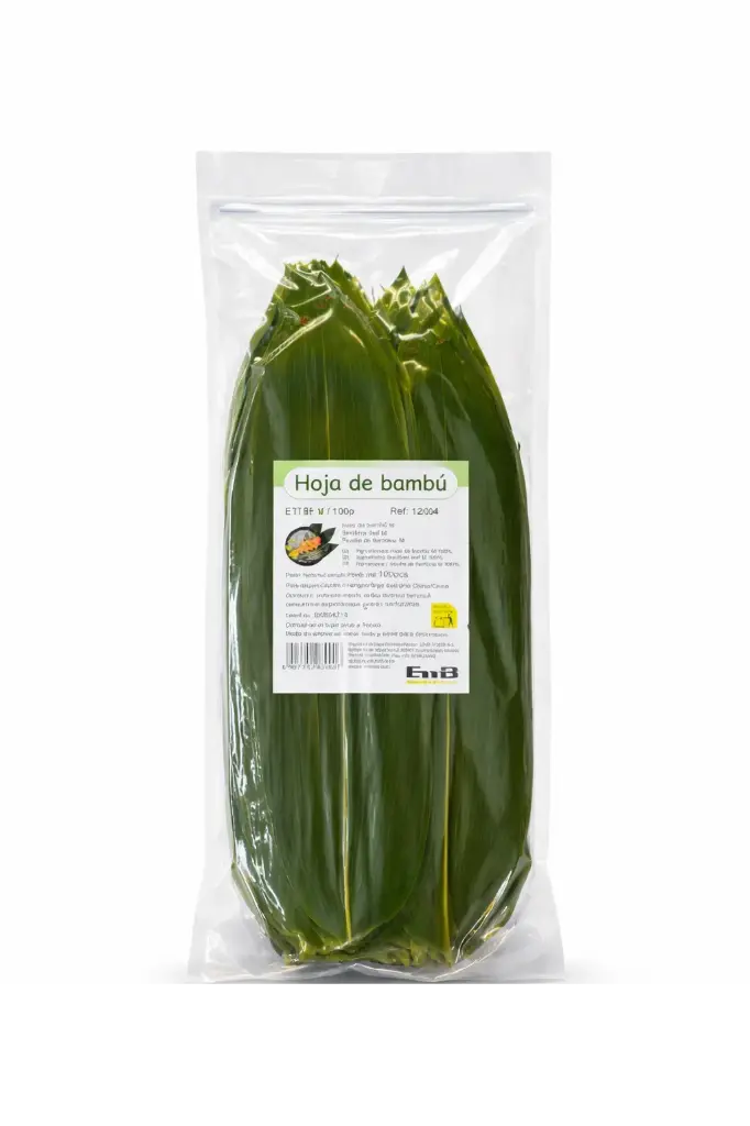 Hojas de bambu 100uds