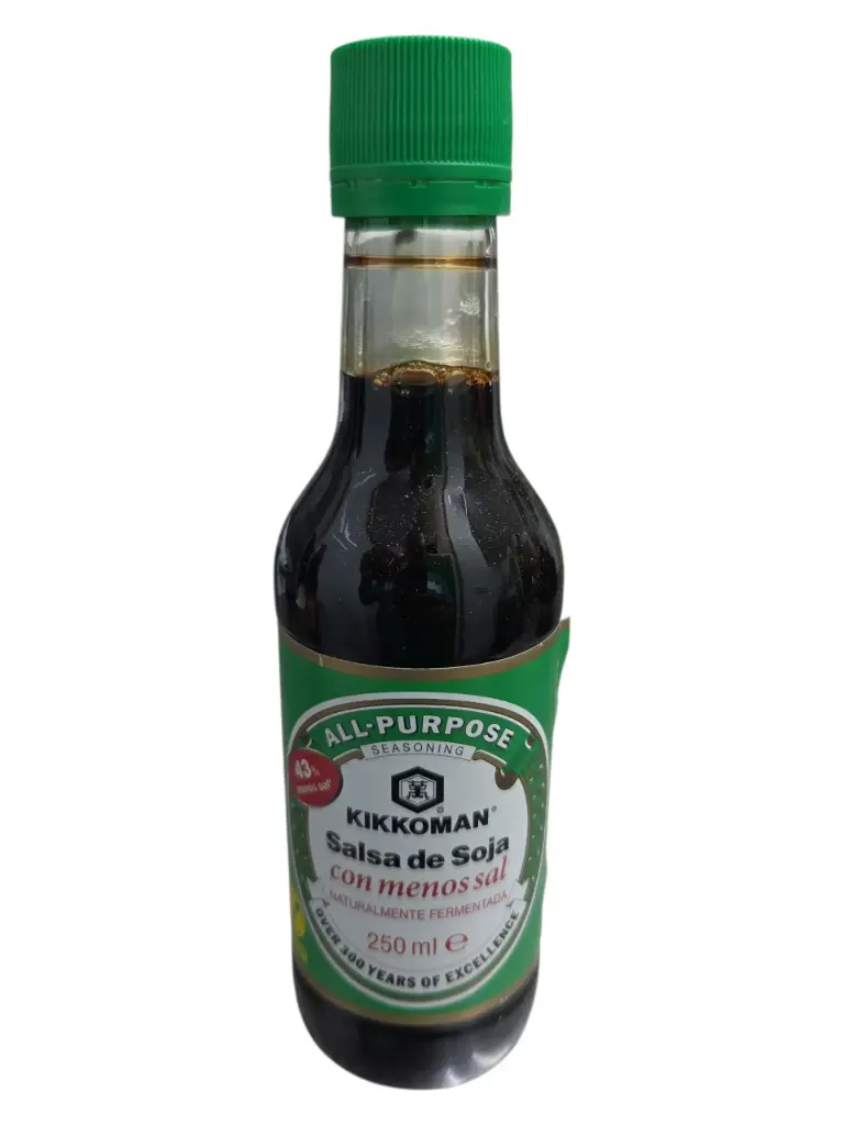 Salsa de Soja Baja en Sal Kikkoman 250 ml