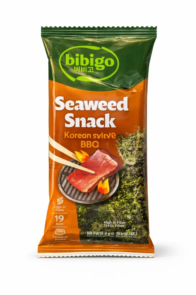 Snack de algas barbacoa Bibigo 4g