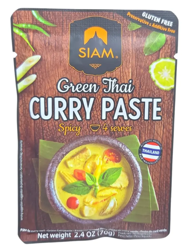 Pasta de curry verde thai Siam 70g