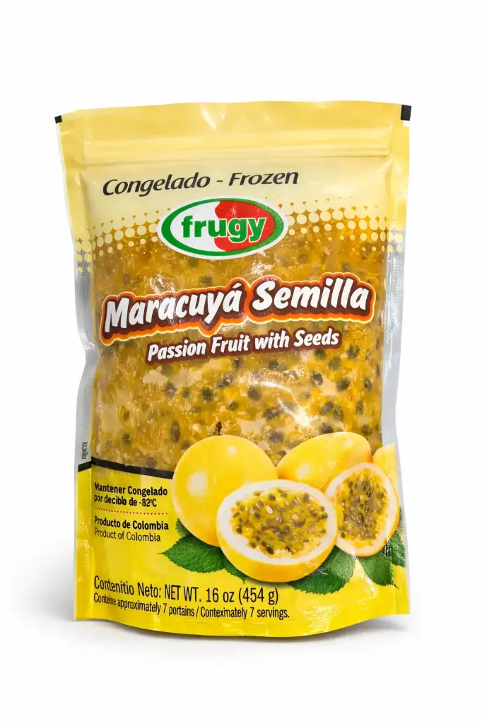 Maracuya con semilla congelada 454g