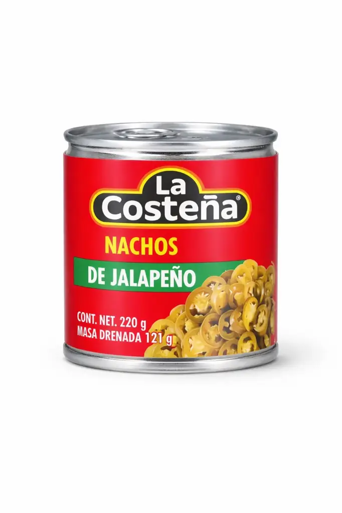 Chile jalapeño nachos La costeña 220g