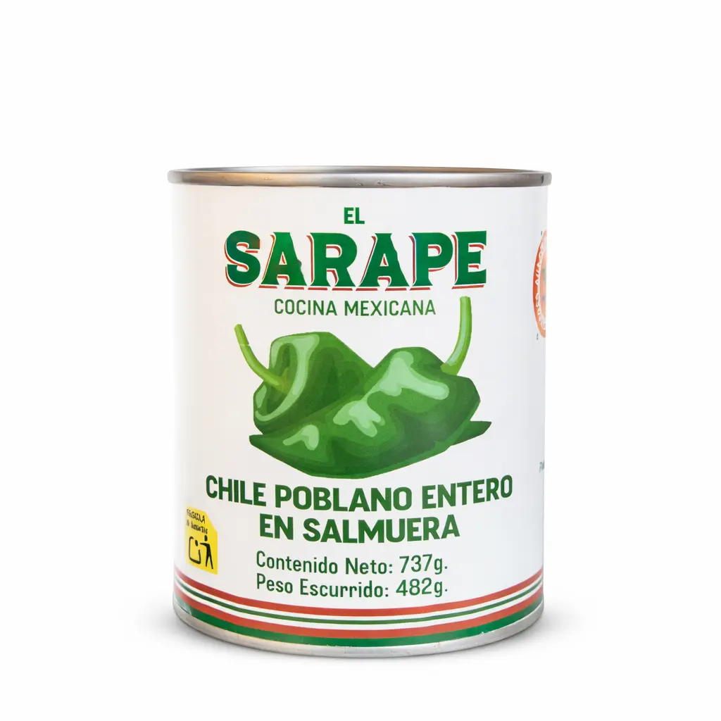 Chile poblano ElSarape 737g