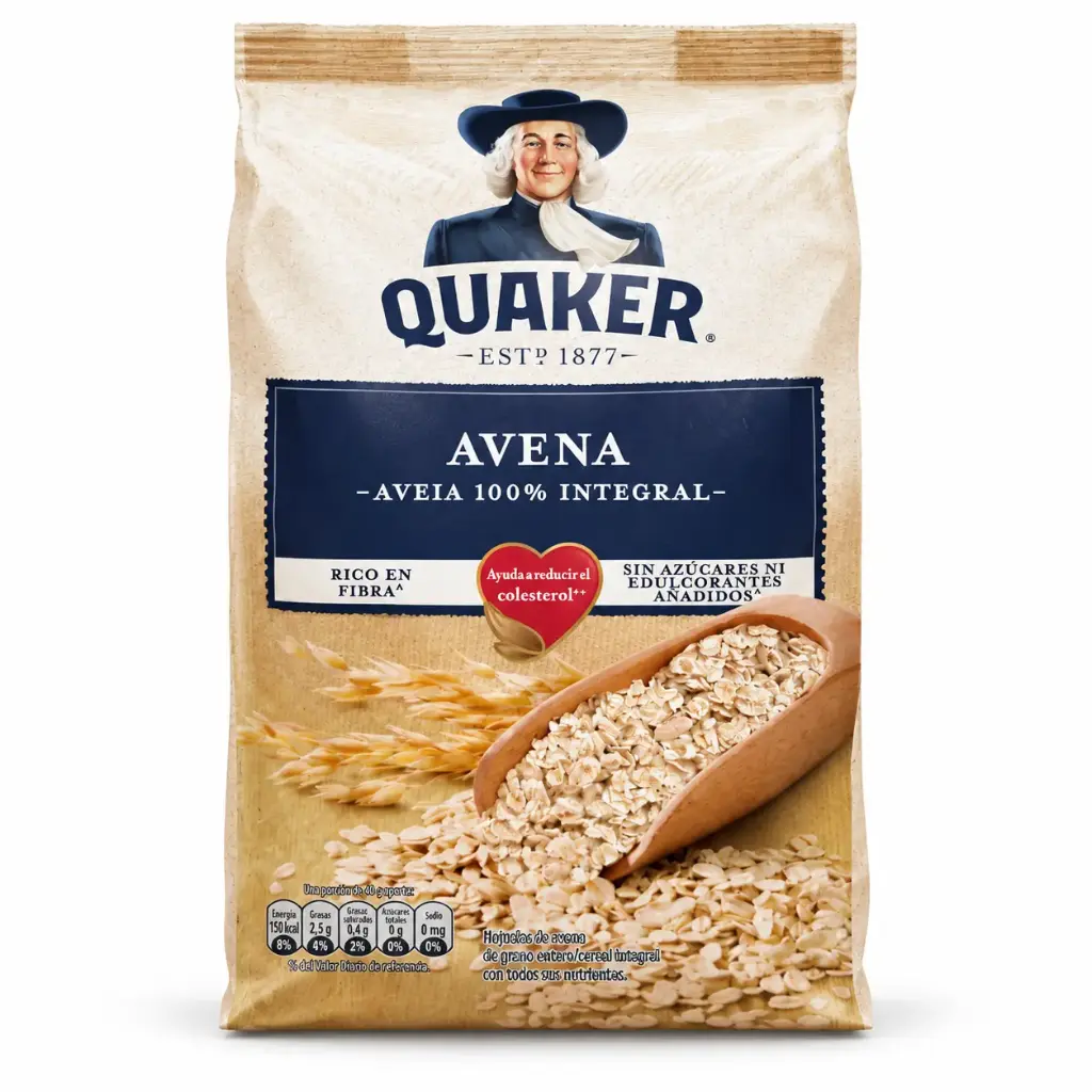 Avena Quaker 100% Integral 500 g