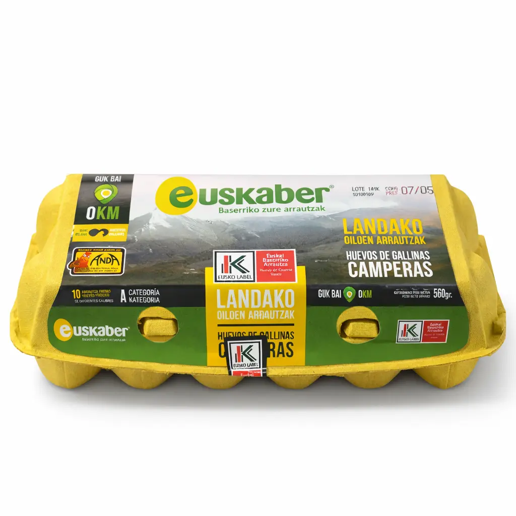 Huevos Eusko Label 10 uds