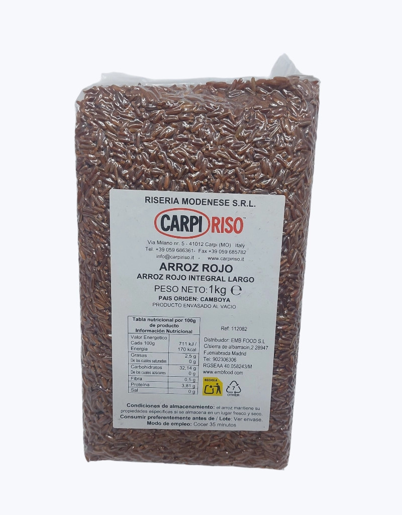 Arroz rojo integral 1kg