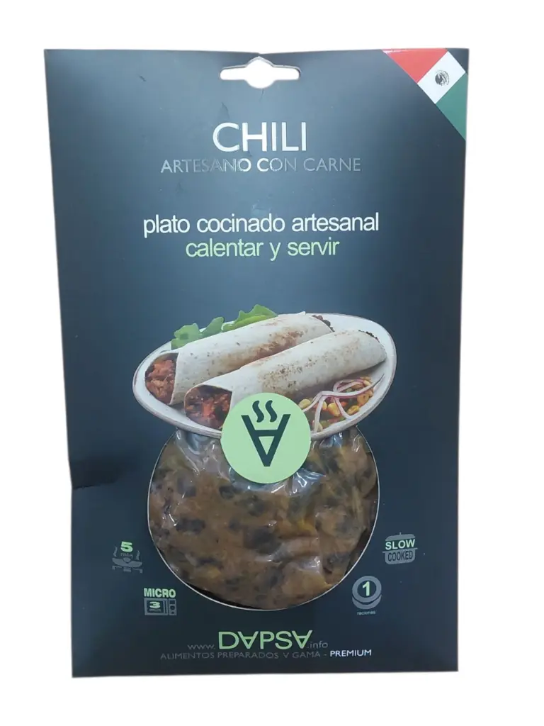 Chili artesano con carne 250g DAPSA