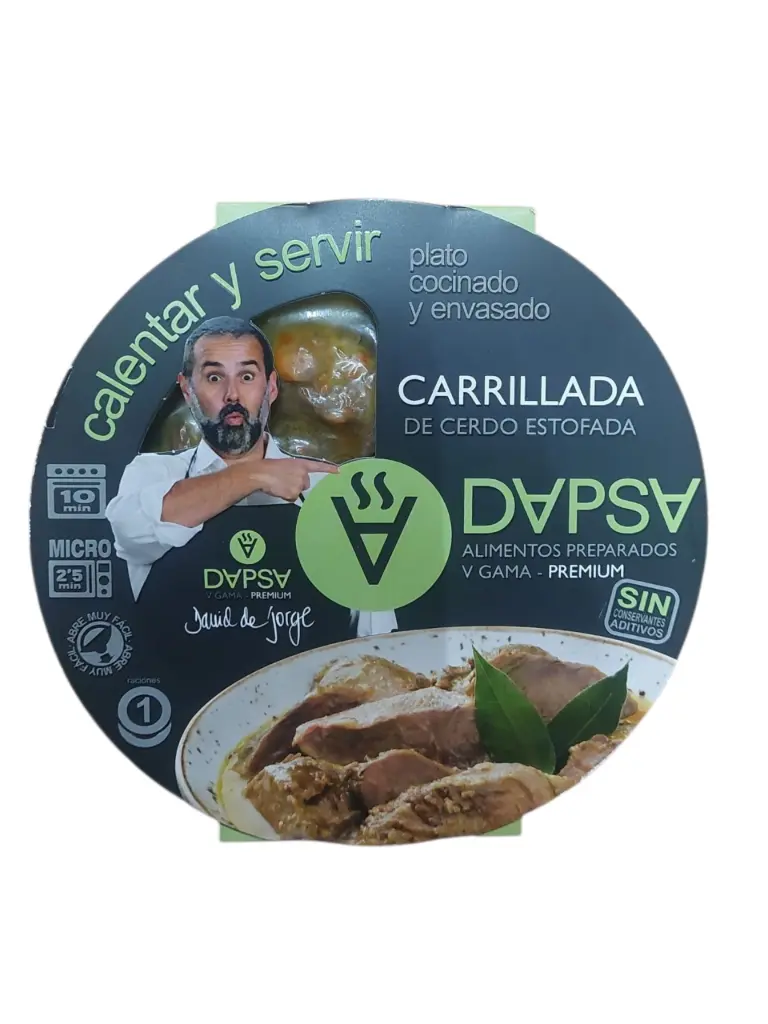 Carrillada de cerdo estofada 310g DAPSA