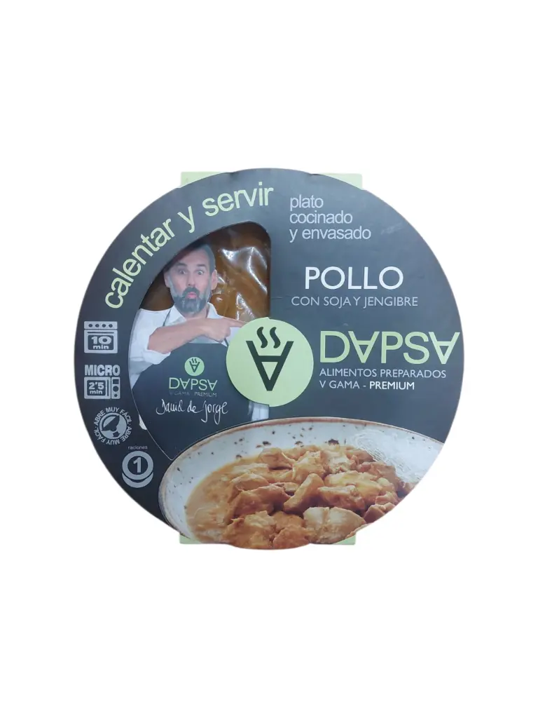 Pollo con soja y jengibre 250g DAPSA