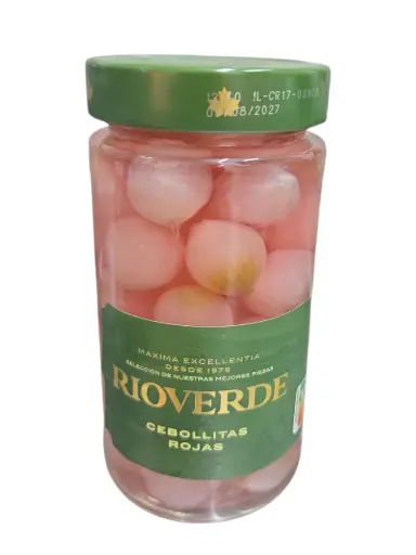 [1001340] Cebollitas Rojas agridulces RIOVERDE 345g