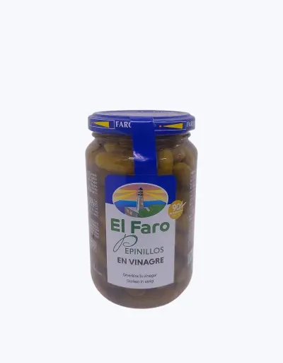 [1001342] Pepinillos en vinagre El Faro 350g