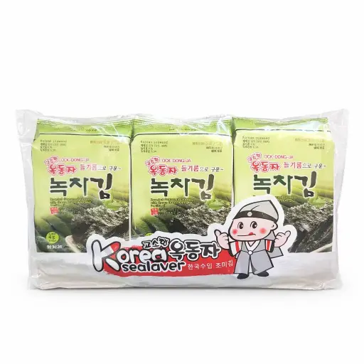 [1001918] Snack de Alga sabor te verde 3X4g