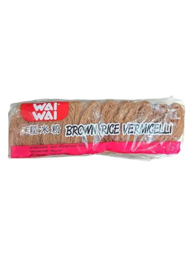 [1001936] Fideos de arroz integral WaiWai 500g
