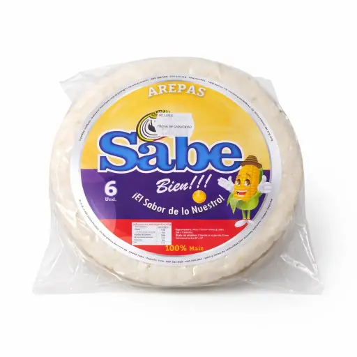 [1002024] Arepas maiz blanco 5uds