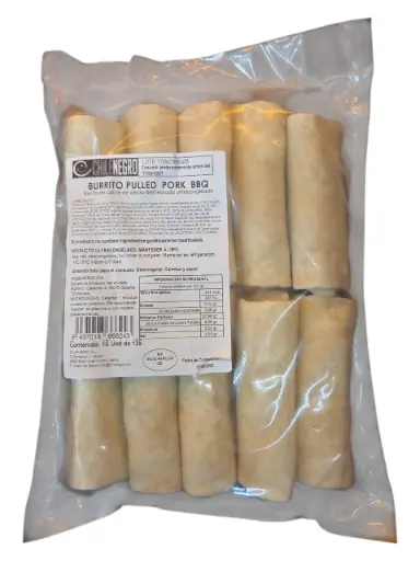 [1002031] Burrito pulled pork bbq 10 uds x 135g