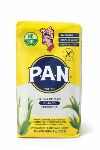 [1002227] Harina maiz blanco PAN 1kg