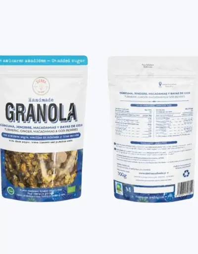 [1002474] Granola curcuma-jengibre-macadamia bio
