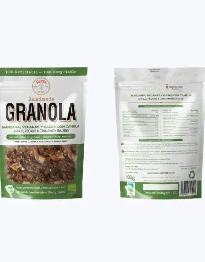 [1002477] Granola manzana-pecana-pasas bio