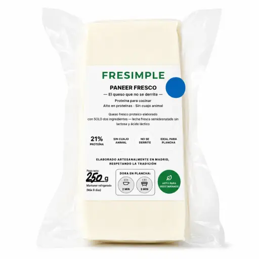 [1002764] Queso Paneer fresco Sin Lactosa 250 gr